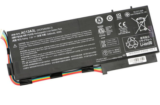 AC13A3L ACER ASPIRE P3 SERIES, TRAVELMATE X313 SERIES REPLACEMENT LAPTOP BATTERY