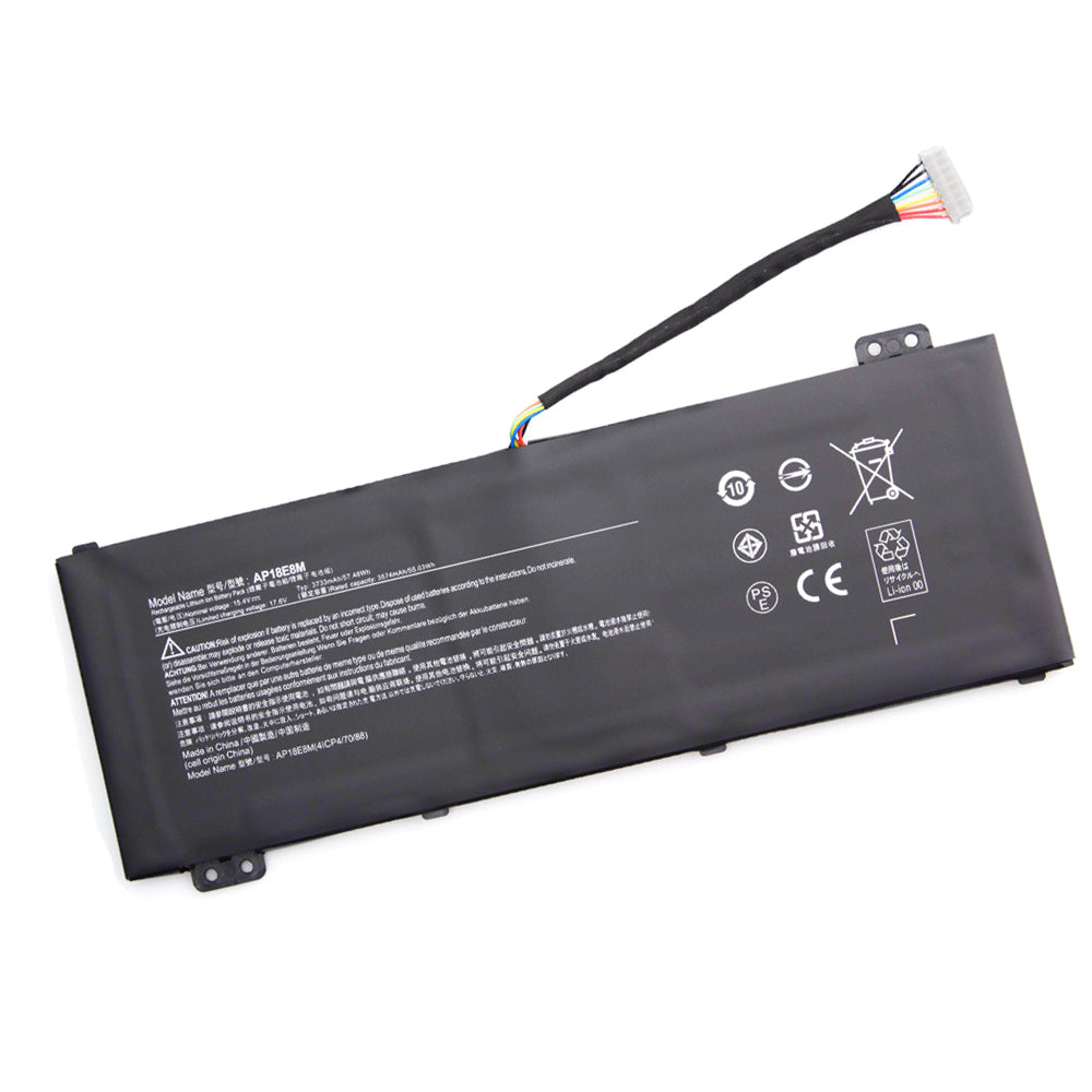 REPLACEMENT AP18E7M AP18E8M ACER ASPIRE NITRO 5 AN515 AN715 HELIOS 300 4ICP4/69/90 REPLACEMENT LAPTOP BATTERY