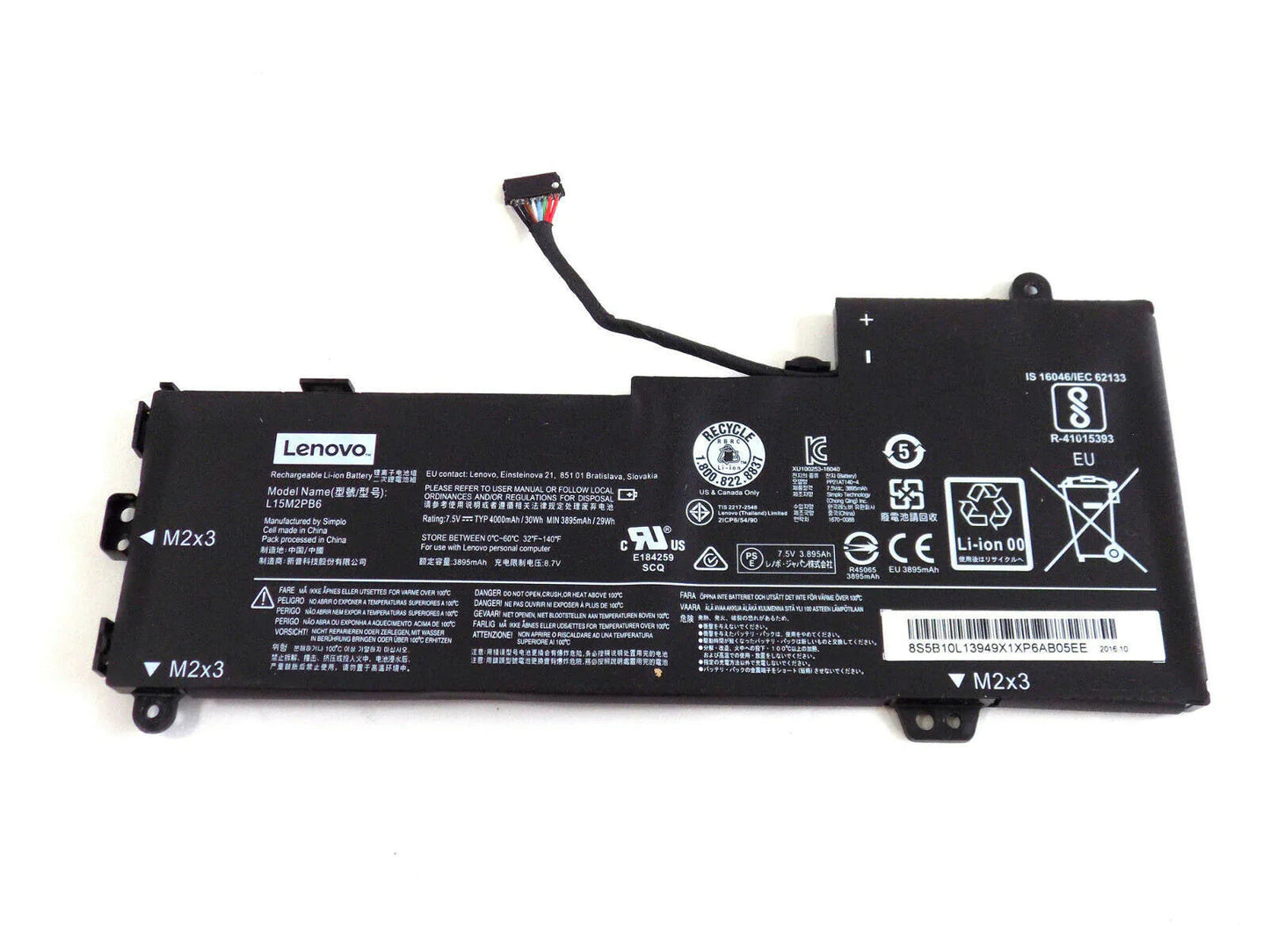 Lenovo L15M2PB6 Laptop Battery for Flex 4-1130, Yoga 310S-11IAP Series Laptops