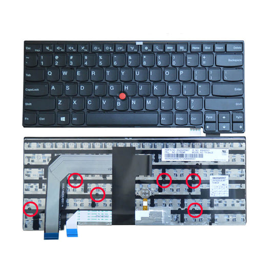 Lenovo T460S T470S US Layout Laptop Keyboard with Pointer