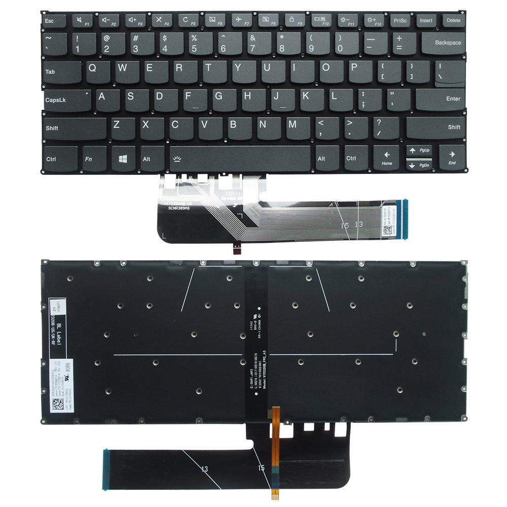 Lenovo Ideapad S540-14IML 5CB0S17226 S540-14API US Layout Laptop Keyboard with Backlight