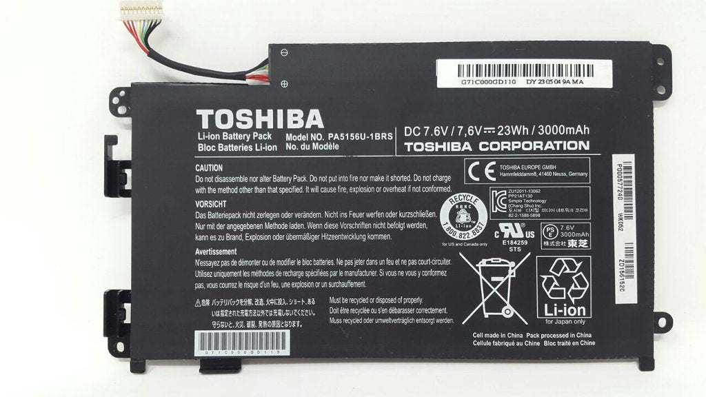 Toshiba PA5156U-1BRS Original Laptop Battery for Satellite Click W35DT PA5156U-1BRS P000577240 W35A3300 W30DT-A-104 W30T W30T-A
