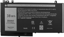 REPLACEMENT 11.1V 38WH RYXXH DELL LATITUDE E5450 LATITUDE E5550 LATITUDE 12 5000 LATITUDE 12 E5250 REPLACEMENT LAPTOP BATTERY