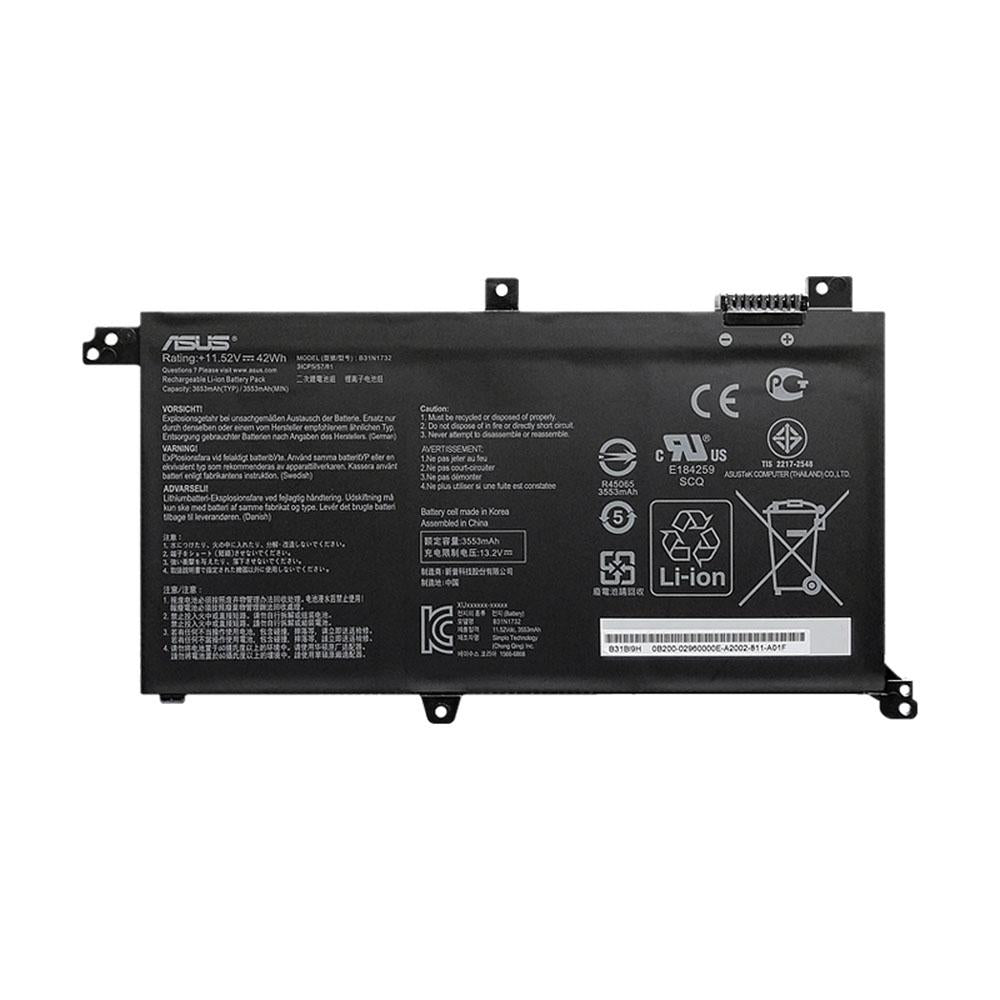 Asus B31N1732 Original Laptop Battery For 0B200-02960400 VivoBook S14 S430UF X571GT1K X571GT-AL140T S430UF S430UN V430FA  X430UN1E