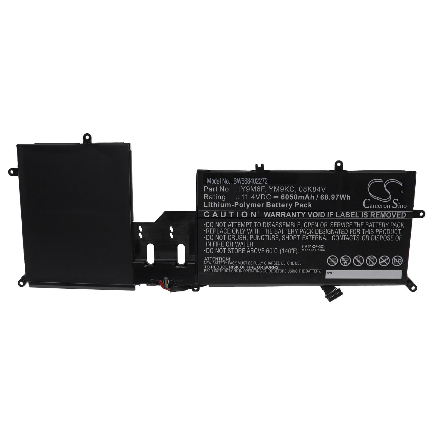 REPLACEMENT Y9M6F DELL ALIENWARE M15 R2, M17 R2 SERIES YM9KC REPLACEMENT LAPTOP BATTERY