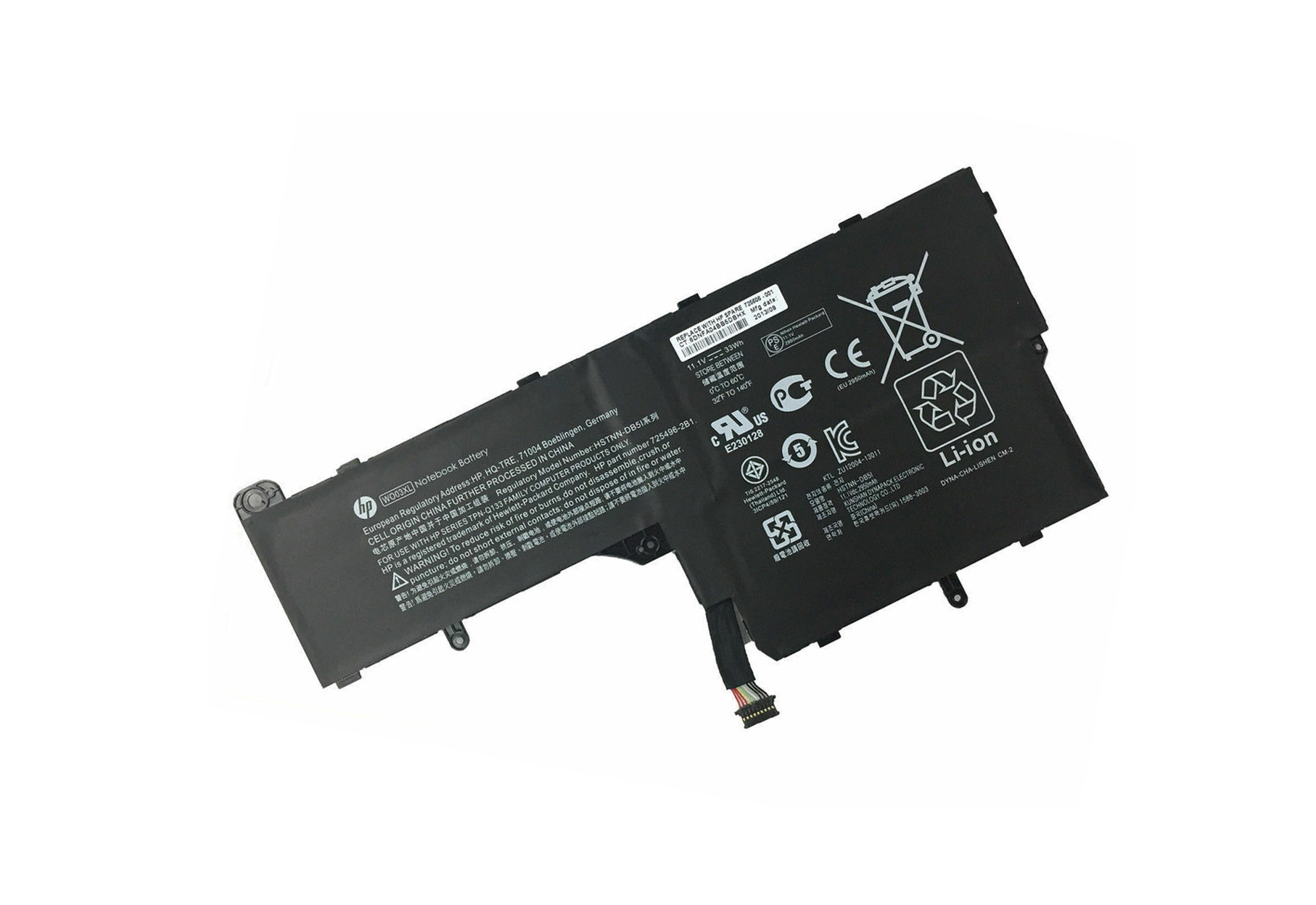 HP WO03XL Original Laptop Battery for HSTNN-DB5I 725496-271 725496-1B1 Pavilion X2 13-P100ED Pavilion X2 13-P101LA Series
